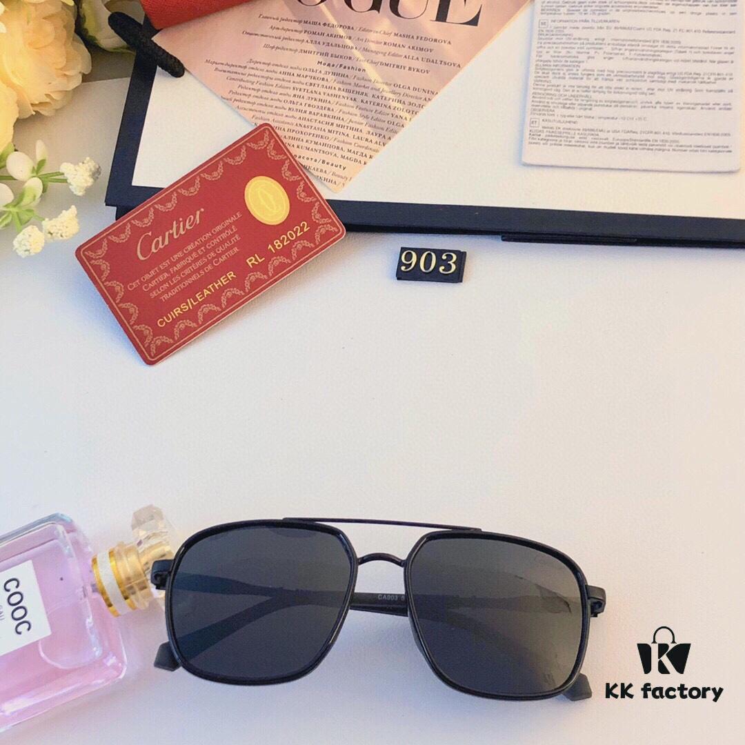 6931fc453a89a121ed54cc7c Cartier New Arrival Sunglasses, Trendy Metal Double-Bridge Oversized Fashion Sunglasses, Driving Eyewear Popular in Europe and America