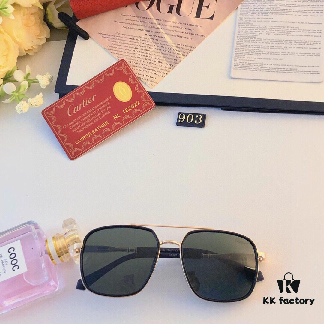 6931fc463a89a121ed54cc7e Cartier New Arrival Sunglasses, Trendy Metal Double-Bridge Oversized Fashion Sunglasses, Driving Eyewear Popular in Europe and America