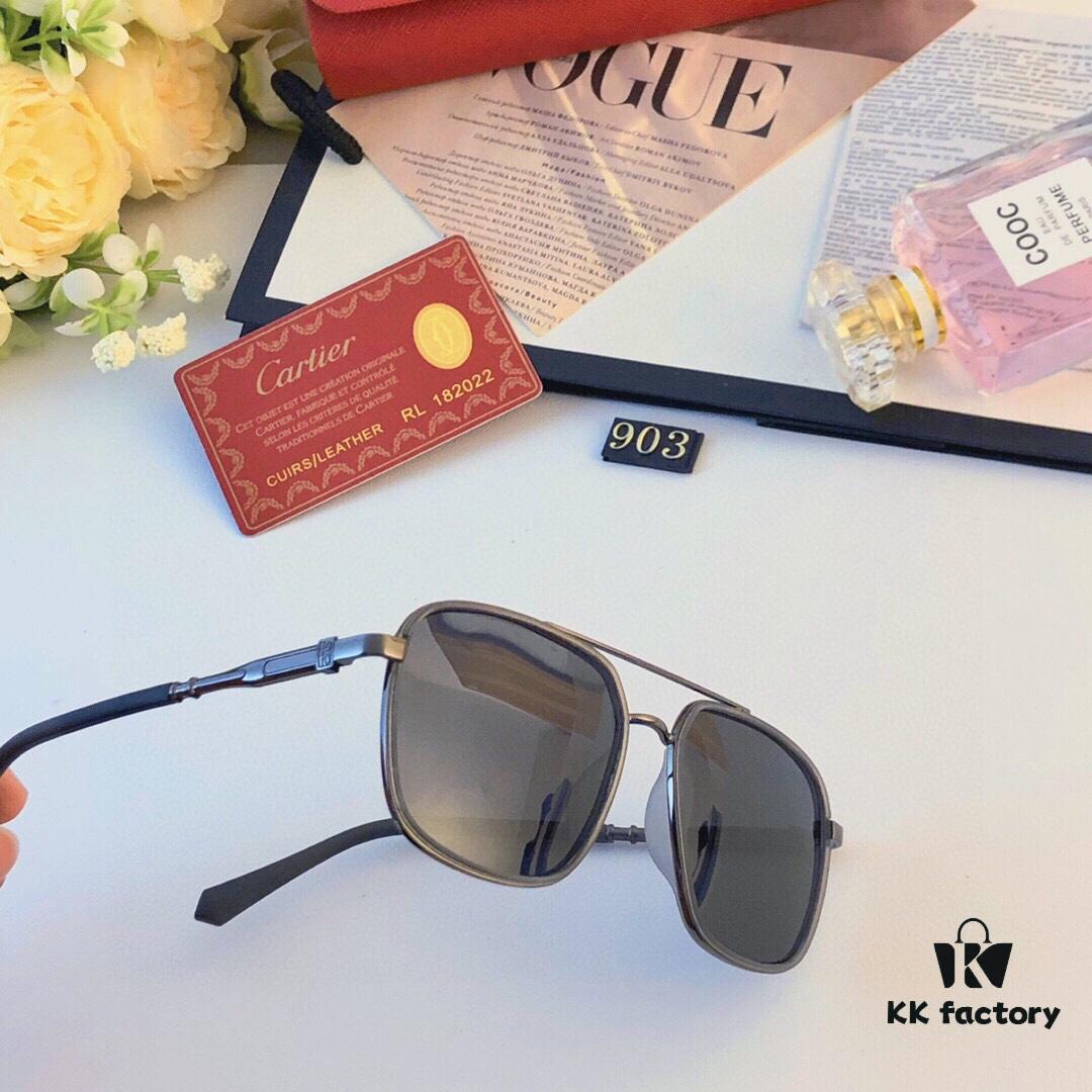 6931fc463a89a121ed54cc7f Cartier New Arrival Sunglasses, Trendy Metal Double-Bridge Oversized Fashion Sunglasses, Driving Eyewear Popular in Europe and America