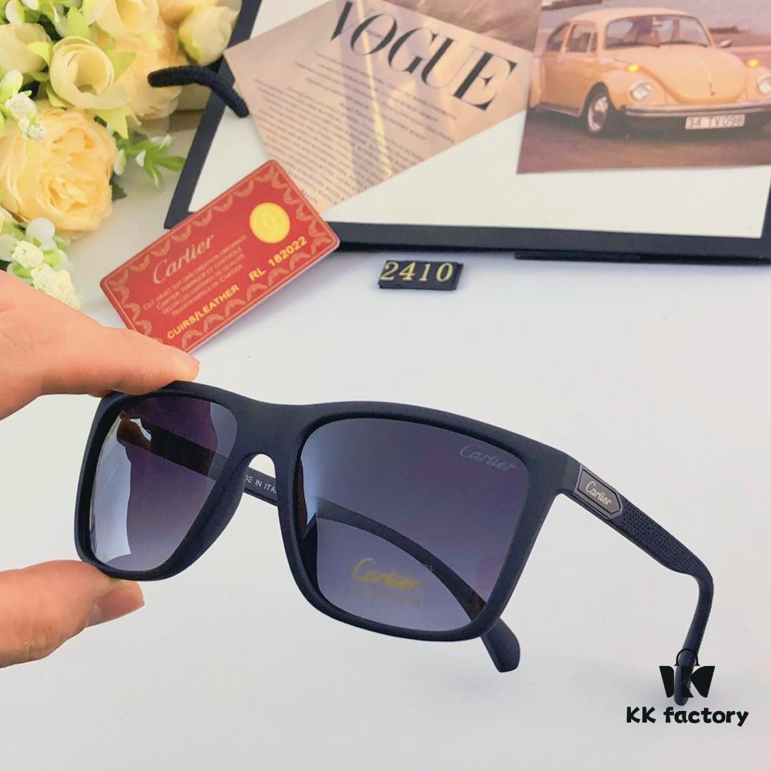 Cartier New Arrival Instagram Korean Style Trendy Sunglasses for Street Photography, UV Protection