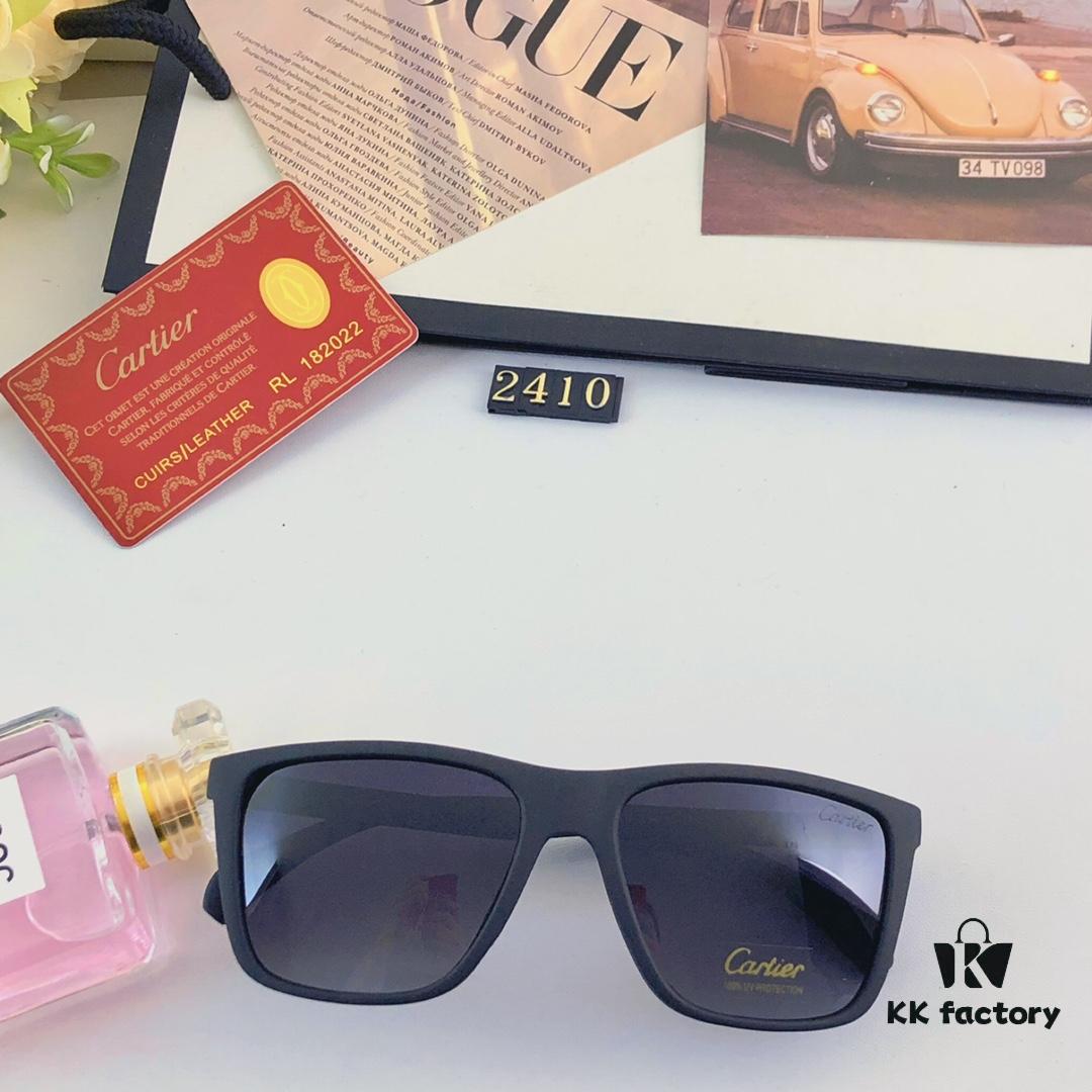 Cartier New Arrival Instagram Korean Style Trendy Sunglasses for Street Photography, UV Protection