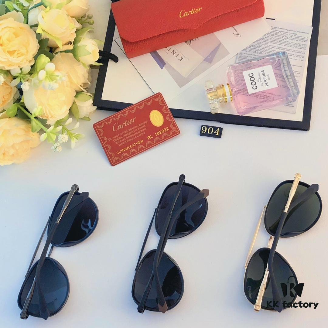 6931fc473a89a121ed54cc93 Cartier Men's New HD Polarized Sunglasses Pilot Metal Double-Bridge UV Protection Aviator Driving Glasses