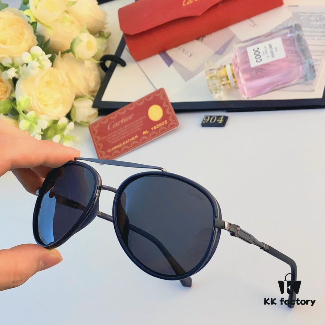 6931fc473a89a121ed54cc96 Cartier Men's New HD Polarized Sunglasses Pilot Metal Double-Bridge UV Protection Aviator Driving Glasses