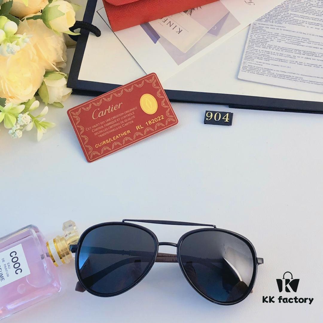 6931fc473a89a121ed54cc97 Cartier Men's New HD Polarized Sunglasses Pilot Metal Double-Bridge UV Protection Aviator Driving Glasses