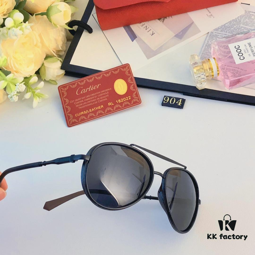 6931fc483a89a121ed54cc9a Cartier Men's New HD Polarized Sunglasses Pilot Metal Double-Bridge UV Protection Aviator Driving Glasses