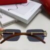 6931fc483a89a121ed54cca0 Cartier 2024 New Retro Wooden-Leg Inspired Sunglasses, Frameless Diamond-Paved Fashion Unisex Sun Glasses for Men and Women
