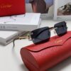 6931fc483a89a121ed54cca3 Cartier 2024 New Retro Wooden-Leg Inspired Sunglasses, Frameless Diamond-Paved Fashion Unisex Sun Glasses for Men and Women