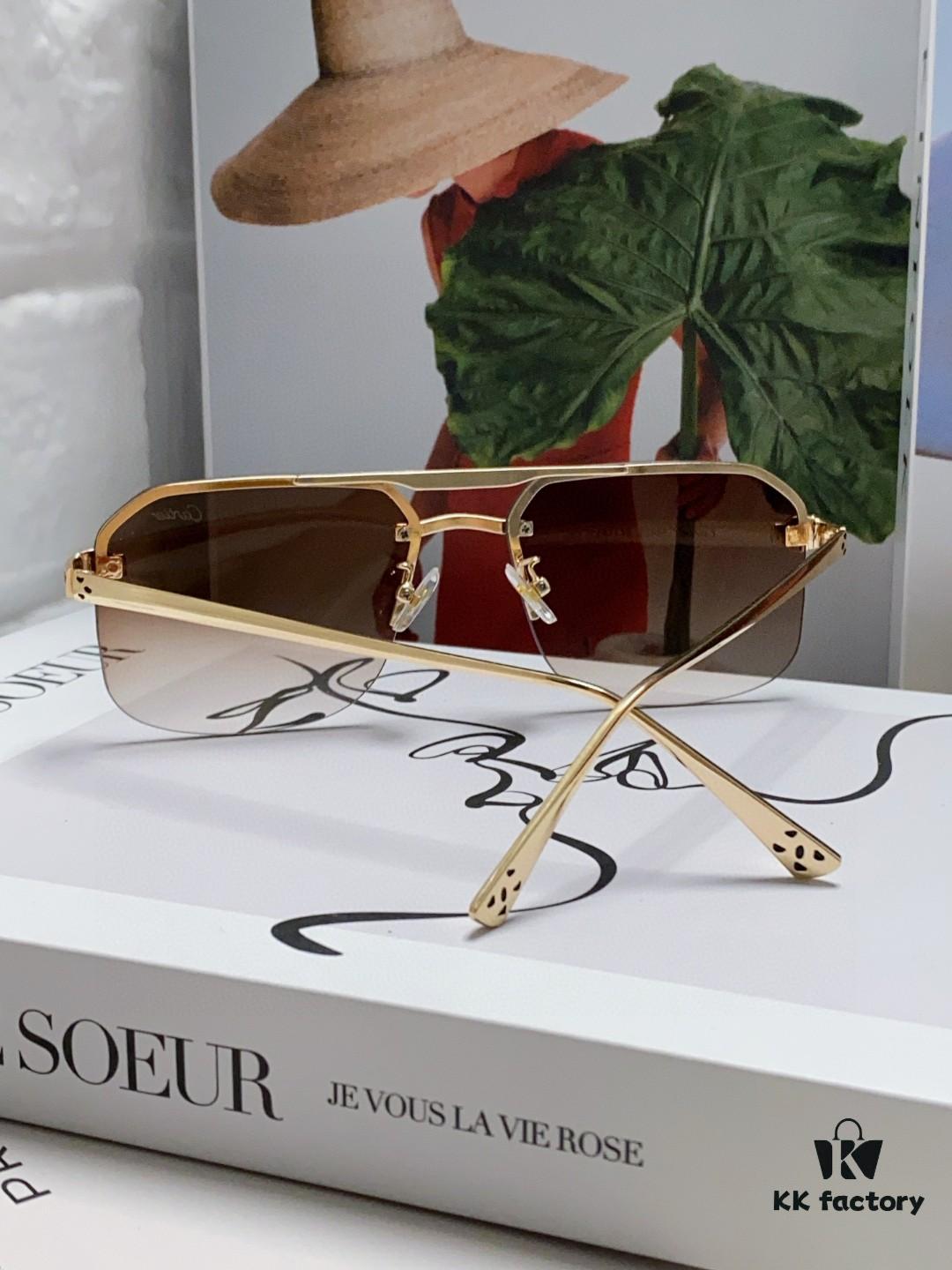 6931fc493a89a121ed54ccb2 Cartier Unisex Square Sunglasses, Metal Frame Lightweight Sun Glasses for Men and Women, Stylish and Elegant Driving Eyewear