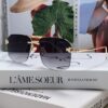 6931fc4a3a89a121ed54ccba Cartier Unisex Square Sunglasses, Lightweight Metal Frame Luxury Sunglasses for Men and Women, Stylish and Elegant Driving Sun Glasses