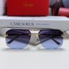 6931fc4b3a89a121ed54ccca Cartier Unisex Square Sunglasses, New Lightweight Metal Sunglasses for Men and Women, Fashionable and Luxurious Driving Eyewear