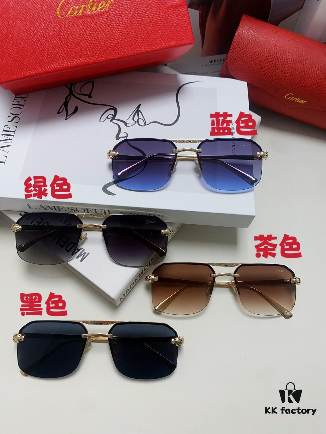 6931fc4b3a89a121ed54cccd Cartier Unisex Square Sunglasses, New Lightweight Metal Sunglasses for Men and Women, Fashionable and Luxurious Driving Eyewear