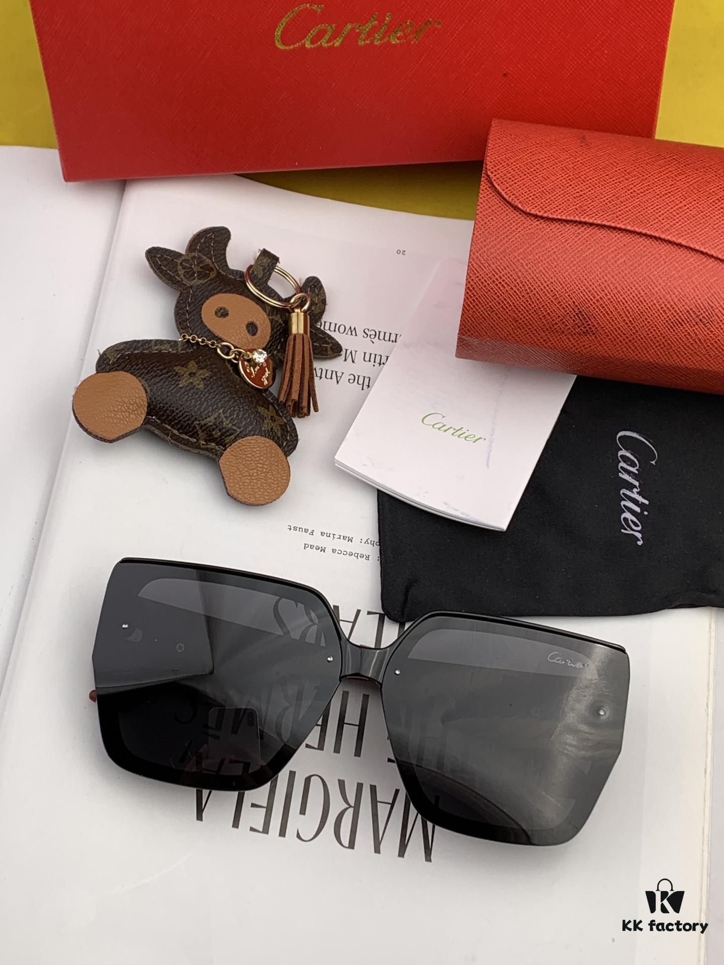 6931fc4c3a89a121ed54ccd1 Cartier 2024 New Women's Sunglasses K0200 Stylish Classic Frame Sun Glasses
