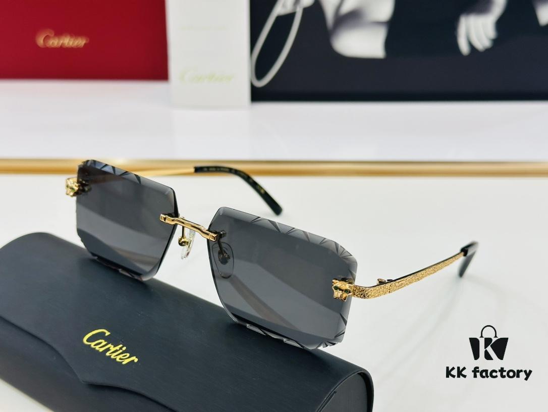 6931fc4d3a89a121ed54cce0 Cartier CT0541S Size: 56□17-140 Fashion Casual XL Sunglasses