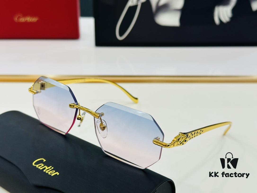 6931fc4e3a89a121ed54ccee Cartier CT0524S Size: 56□17-130 Fashion Casual Sunglasses