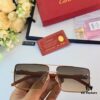 6931fc4f3a89a121ed54cd00 Cartier Metal Frame Double-Bridge Sunglasses for Driving UV Protection Retro Square Frame Sunglasses Exuding a Refined and Elegant Look