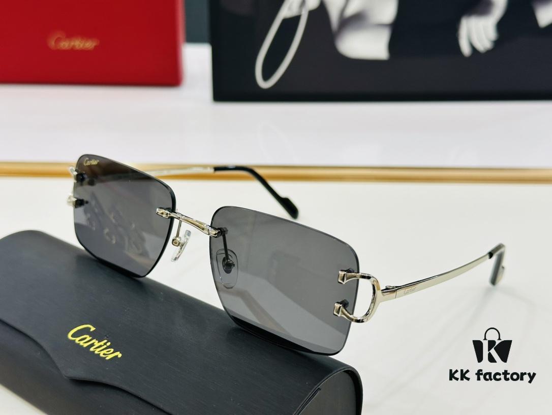 6931fc523a89a121ed54cd22 Cartier CT0330S Sunglasses Size 57□18-140 Universal Frame Shape Minimalist and Elegant Fashion Unisex