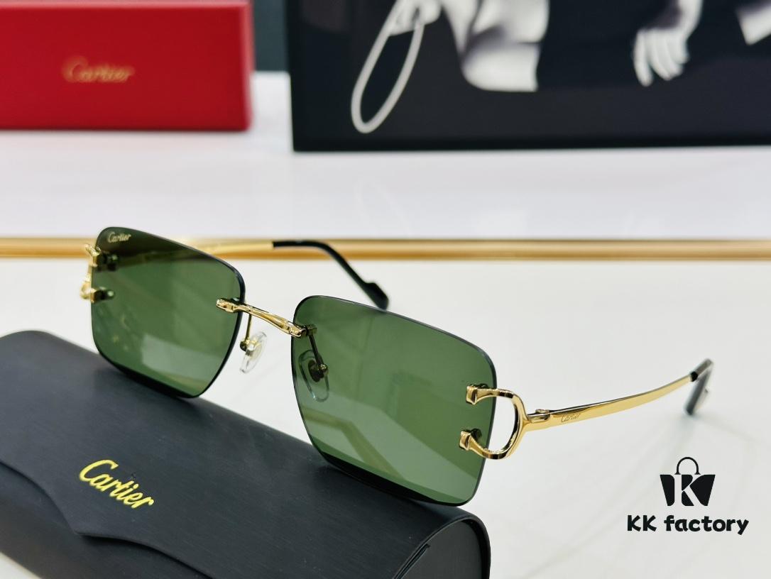 6931fc523a89a121ed54cd23 Cartier CT0330S Sunglasses Size 57□18-140 Universal Frame Shape Minimalist and Elegant Fashion Unisex