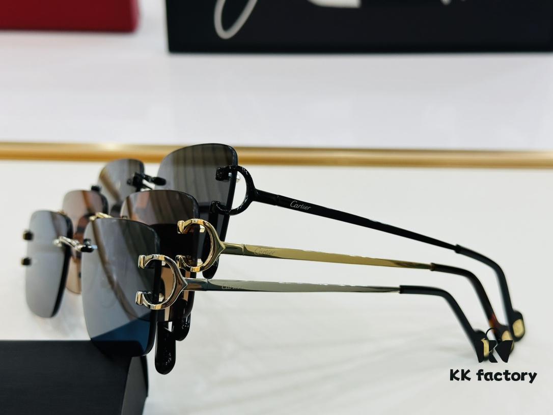 6931fc523a89a121ed54cd26 Cartier CT0330S Sunglasses Size 57□18-140 Universal Frame Shape Minimalist and Elegant Fashion Unisex