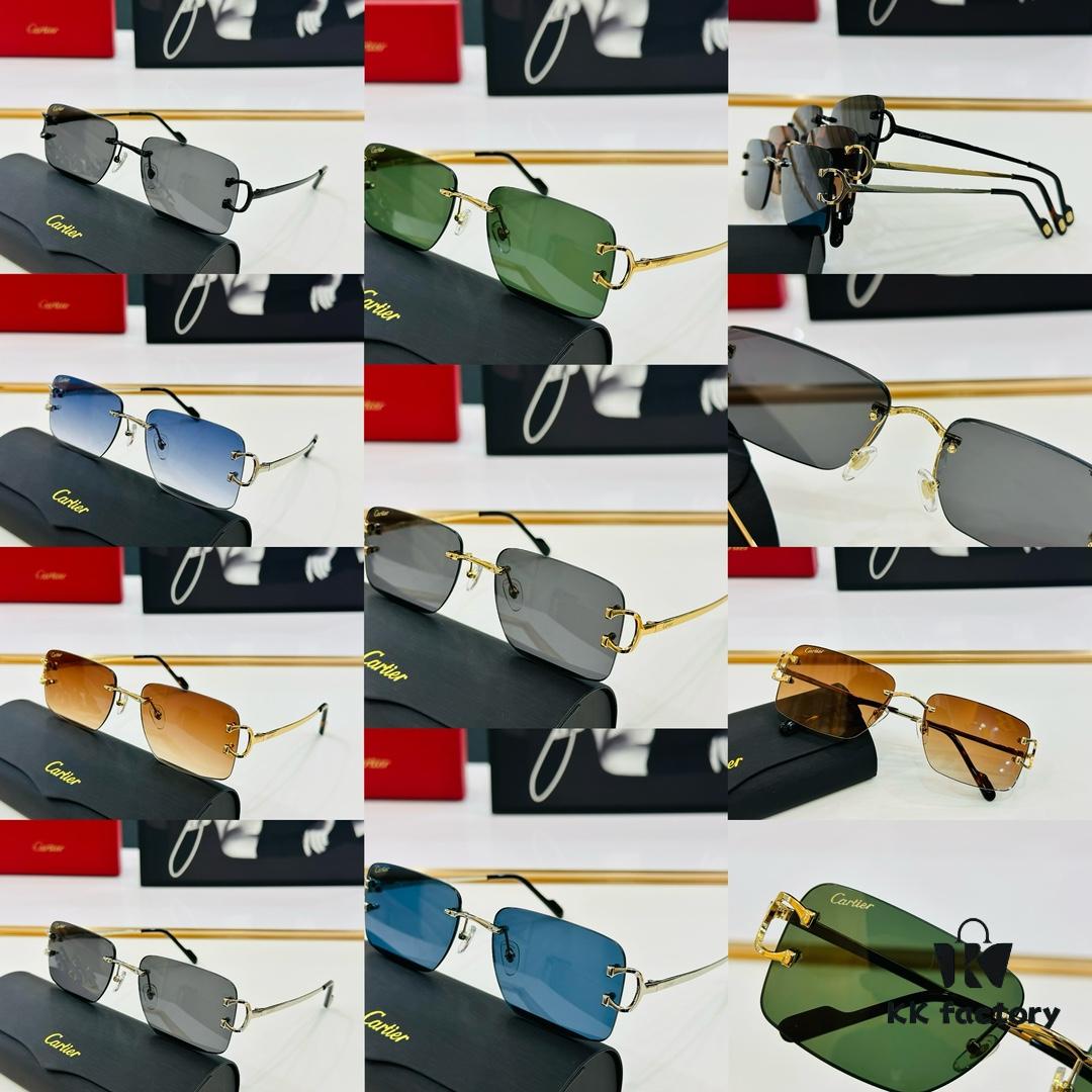 6931fc523a89a121ed54cd27 Cartier CT0330S Sunglasses Size 57□18-140 Universal Frame Shape Minimalist and Elegant Fashion Unisex