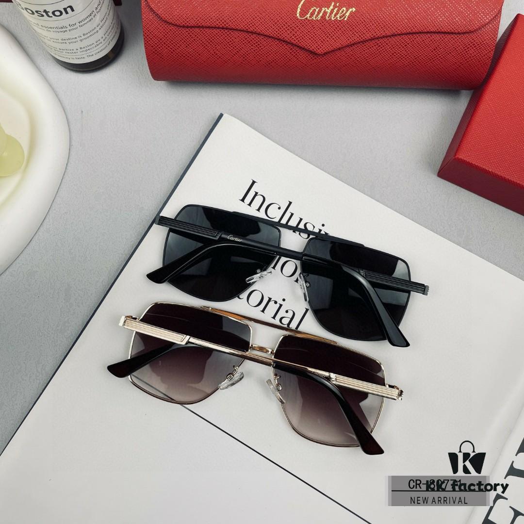 6931fc553a89a121ed54cd57 Cartier France - Unisex Sunglasses Model 80771 with Polaroid HD Resin Lenses, Lightweight Metal Frame for Men, Driving & Travel Essential