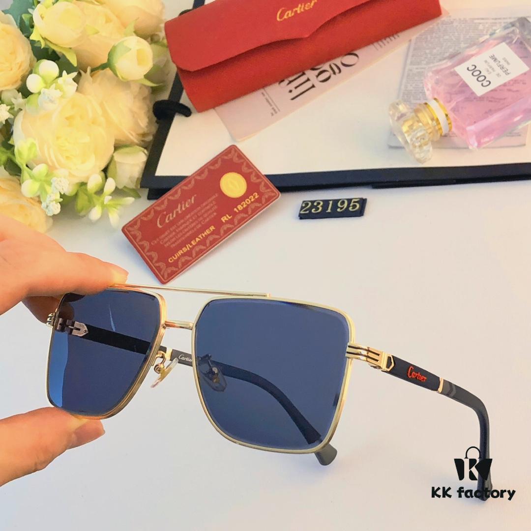 6931fc583a89a121ed54cd7b Cartier New Men's Sunglasses Unisex European and American Style UV Protection Casual Windproof Sports Sunglasses