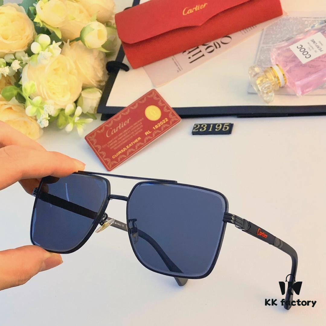 6931fc583a89a121ed54cd7c Cartier New Men's Sunglasses Unisex European and American Style UV Protection Casual Windproof Sports Sunglasses