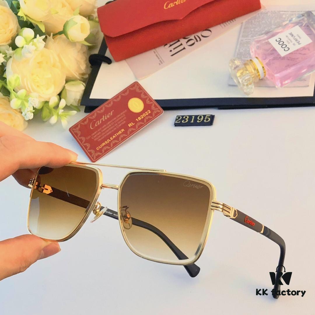 6931fc583a89a121ed54cd7d Cartier New Men's Sunglasses Unisex European and American Style UV Protection Casual Windproof Sports Sunglasses