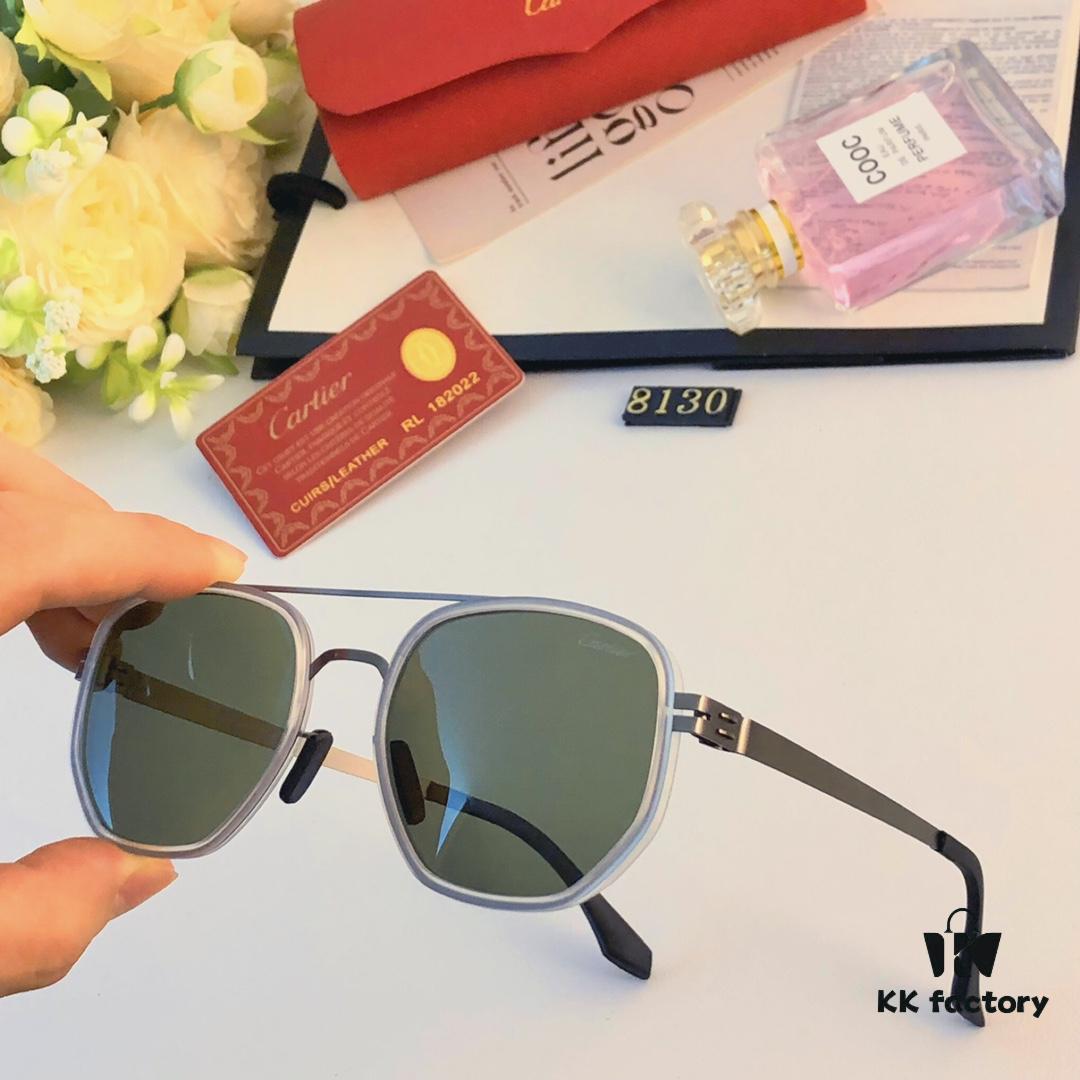 6931fc593a89a121ed54cd84 Cartier New Retro Business Men's Sunglasses, High-End Fashion Metal Sun Glasses, Minimalist Vintage Style Unisex Eyewear for Large Faces