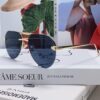 Cartier Unisex Round-Framed Sunglasses, New Lightweight Metal Sunglasses for Driving, Fashionable and Luxurious Design