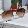 6931fc5b3a89a121ed54cda7 Cartier Unisex Round-Framed Sunglasses, New Lightweight Metal Sun Glasses for Men and Women, Fashionable and Elegant Driving Sunglasses