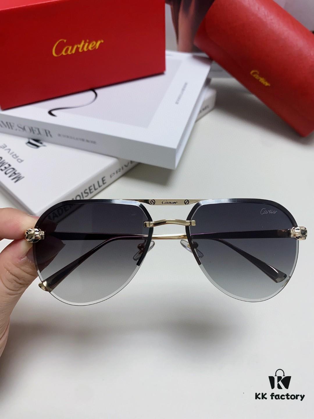 6931fc5c3a89a121ed54cdb3 Cartier Unisex Round-Framed Sunglasses, Lightweight Metal Sunglasses for Men and Women, Luxury Fashion Driving Sunglasses