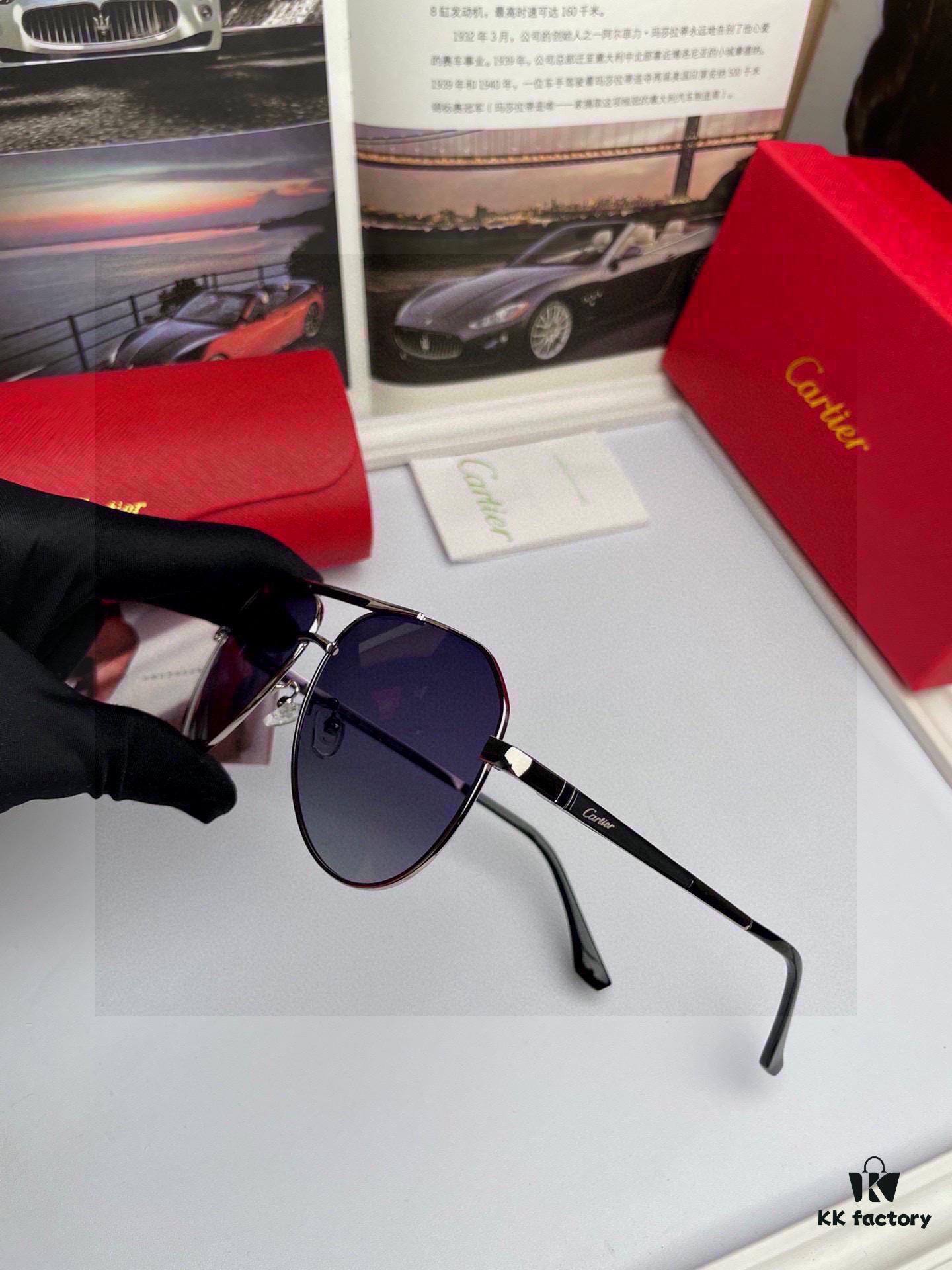 6931fc613a89a121ed54cdef New Arrival 💥 Brand: Cartier Unisex Polarized Sunglasses