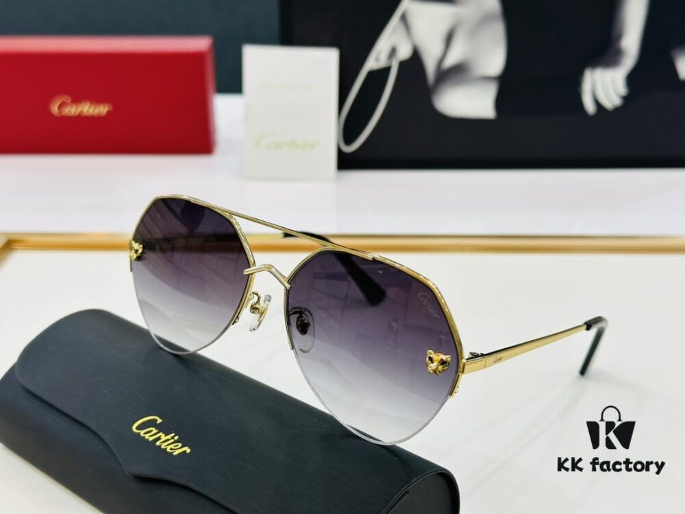 6931fc623a89a121ed54ce03 Cartier CT0355S Sunglasses, Size 64-15-140, Universal Frame Shape, Minimalist and Elegant, Fashionable and Casual, Original Color