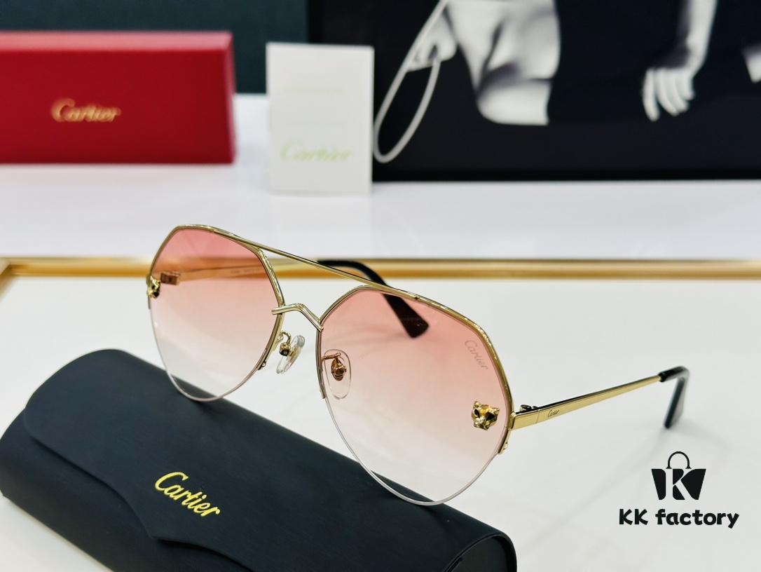 6931fc623a89a121ed54ce04 Cartier CT0355S Sunglasses, Size 64-15-140, Universal Frame Shape, Minimalist and Elegant, Fashionable and Casual, Original Color