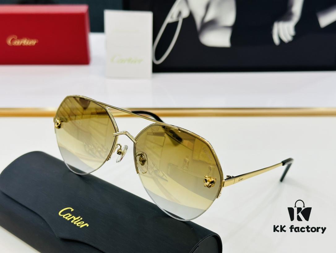 6931fc623a89a121ed54ce07 Cartier CT0355S Sunglasses, Size 64-15-140, Universal Frame Shape, Minimalist and Elegant, Fashionable and Casual, Original Color