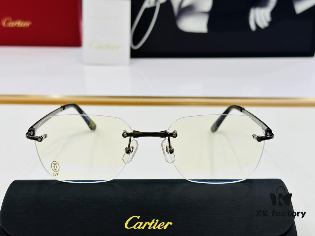 6931fc643a89a121ed54ce1a Cartier CT0407O Size 57□18-145 Men's Sunglasses, Recommended for All Face Shapes, Comfortable to Wear, Can Be Fitted with Prescription Lenses