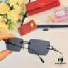 6931fc643a89a121ed54ce22 Cartier 2024 Summer Frameless Cut-out Square Sunglasses, Fashion Street Snap UV Protection Trendy Unisex Non-Prescription Glasses