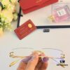 6931fc643a89a121ed54ce24 Cartier 2024 Summer Frameless Cut-out Square Sunglasses, Fashion Street Snap UV Protection Trendy Unisex Non-Prescription Glasses