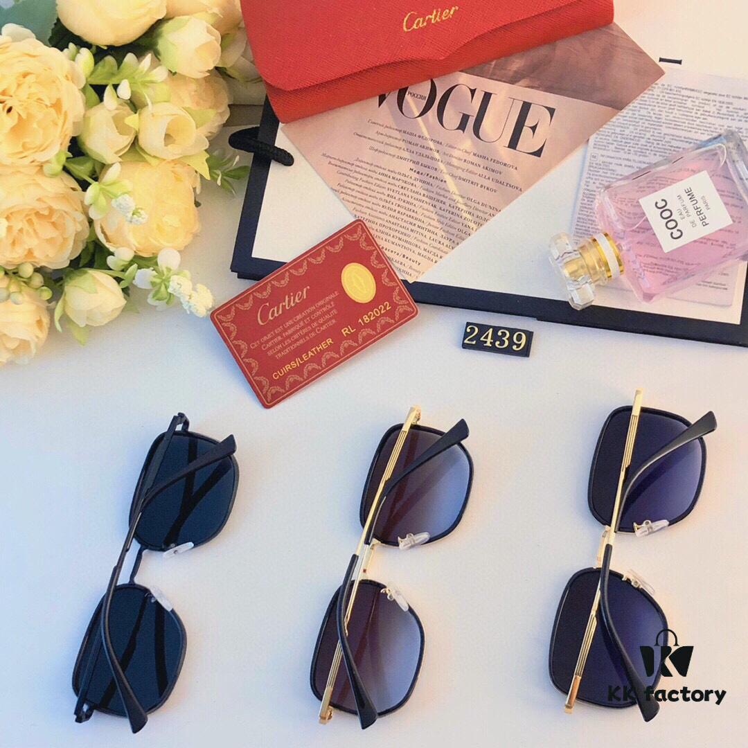6931fc673a89a121ed54ce4c Cartier 2024 New Arrival Korean Style Summer Sunglasses with UV Protection, Gradient Square Frame Sunglasses
