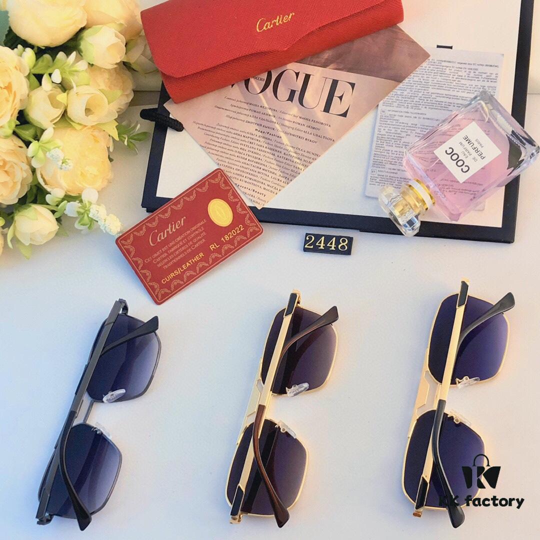 6931fc6c3a89a121ed54ce8b Cartier New Arrival Sunglasses for Travel and Driving, Stylish Unisex Square-Frame Shades for Men