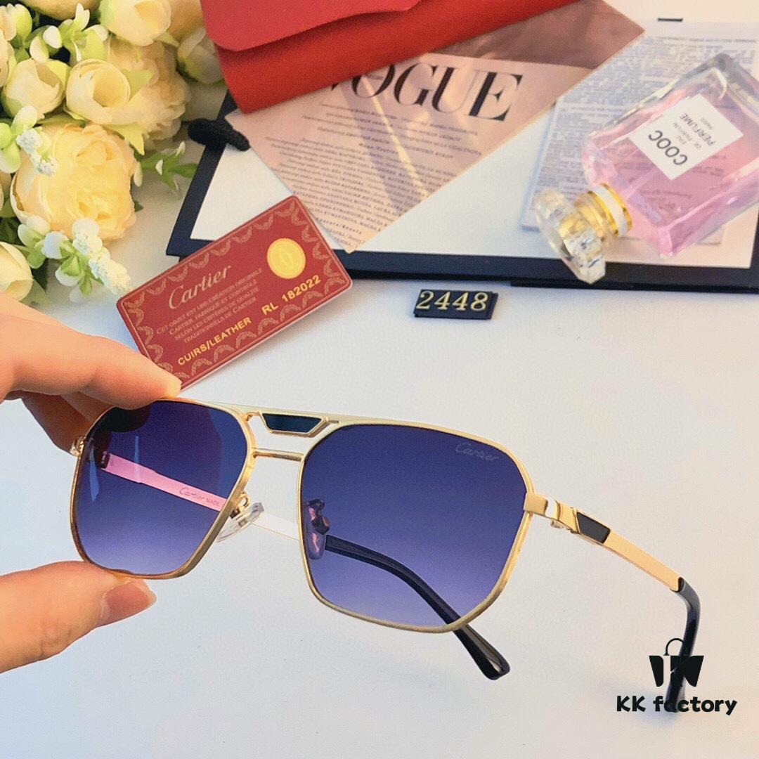 6931fc6c3a89a121ed54ce8c Cartier New Arrival Sunglasses for Travel and Driving, Stylish Unisex Square-Frame Shades for Men