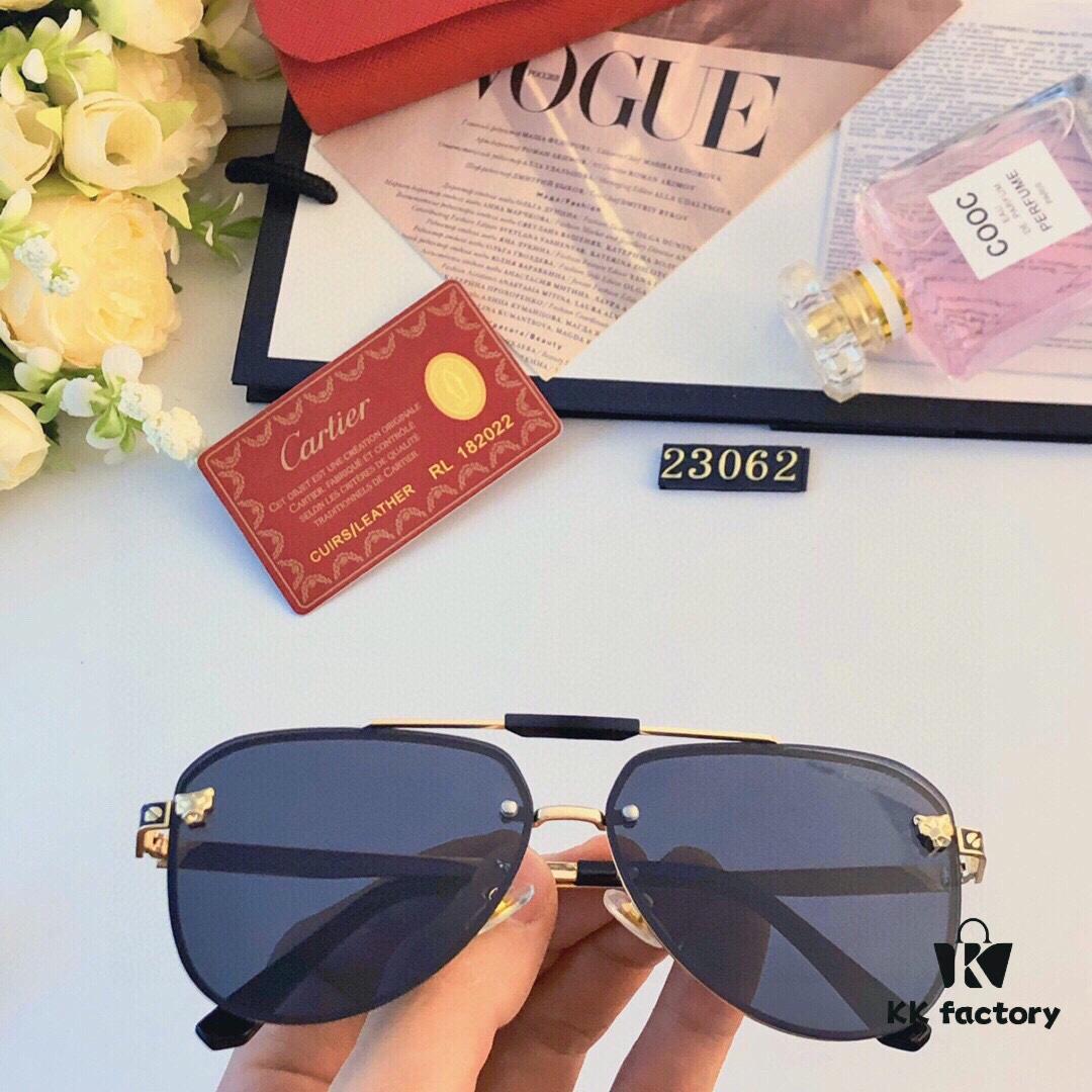 6931fc6e3a89a121ed54cea3 Cartier Fashionable European and American Double-Bridge Sunglasses for Men, UV-Protective Sun Protection Shades, Business Unisex Outdoor Eyewear, Aviator Style