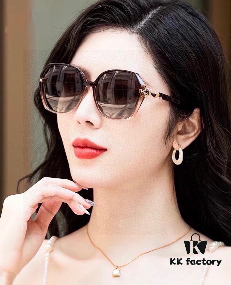 6931fc6f3a89a121ed54ceb8 New Cartier Women's Sunglasses with Fox Head Temples, PC Frame and Imported Polarized Lenses