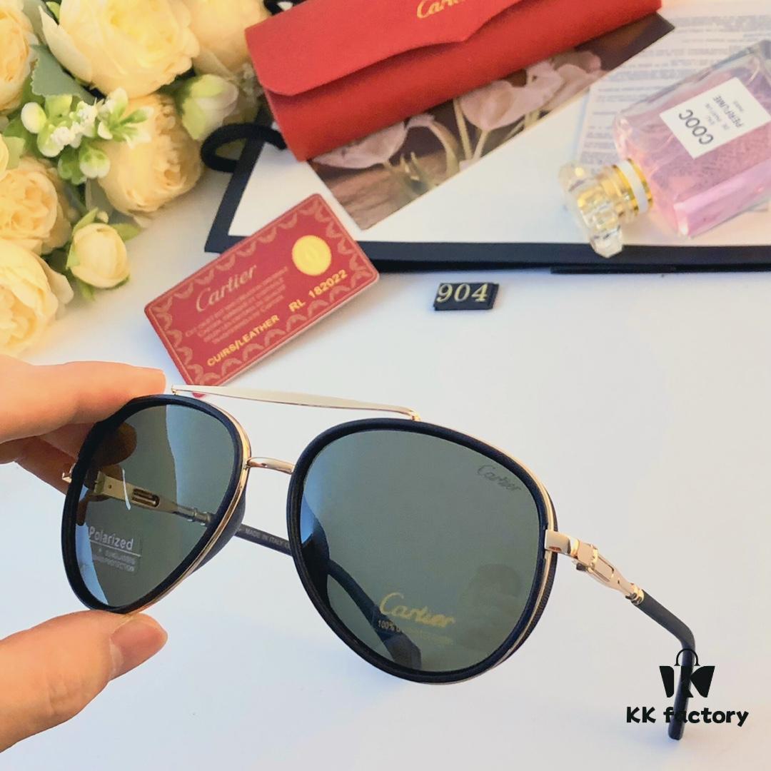 6931fc713a89a121ed54ced5 Cartier High-End Polarized Sunglasses for Men, Driver's Driving Glasses, HD Fishing Sunglasses with Metal Frame, Aviator Style with Spring Hinge Temples