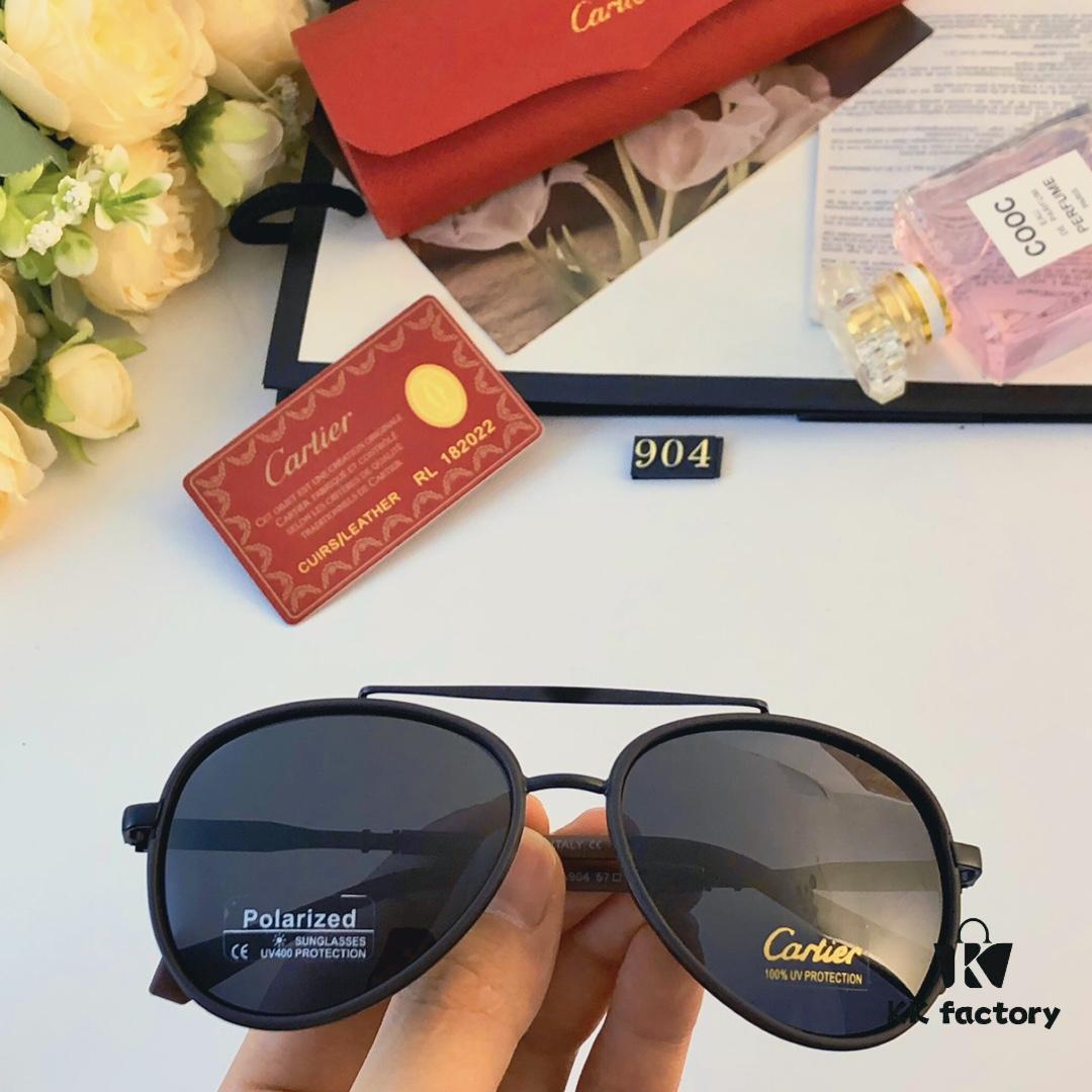 6931fc723a89a121ed54ced8 Cartier High-End Polarized Sunglasses for Men, Driver's Driving Glasses, HD Fishing Sunglasses with Metal Frame, Aviator Style with Spring Hinge Temples