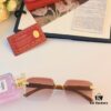 6931fc723a89a121ed54cee2 Cartier New Fashion Frameless Sunglasses, Retro Stylish Leopard Decor, Celebrity-Inspired Square Sunglasses, Anti-Glare Sun Protection Eyewear