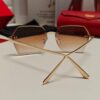 6931fc743a89a121ed54cef8 Cartier 2024 New Collection Frameless Sunglasses for Women, Classic Leopard Print Temples, Diamond-Cut Edges, Gradient Lenses, Oversized Luxury Design