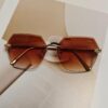 6931fc743a89a121ed54cefb Cartier 2024 New Collection Frameless Sunglasses for Women, Classic Leopard Print Temples, Diamond-Cut Edges, Gradient Lenses, Oversized Luxury Design
