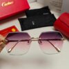 6931fc753a89a121ed54cf0b Cartier 2024 New Collection Frameless Sunglasses for Women, Classic Leopard Print Temples, Diamond-Cut Edges, Gradient Lenses, Oversized Luxury Design