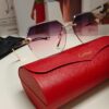6931fc763a89a121ed54cf0e Cartier 2024 New Collection Frameless Sunglasses for Women, Classic Leopard Print Temples, Diamond-Cut Edges, Gradient Lenses, Oversized Luxury Design